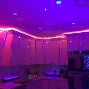 Floating Hanging Candles Attached Fishing Line and Push Pins